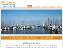 Tablet Screenshot of hurricane-yachtvermittlung.com
